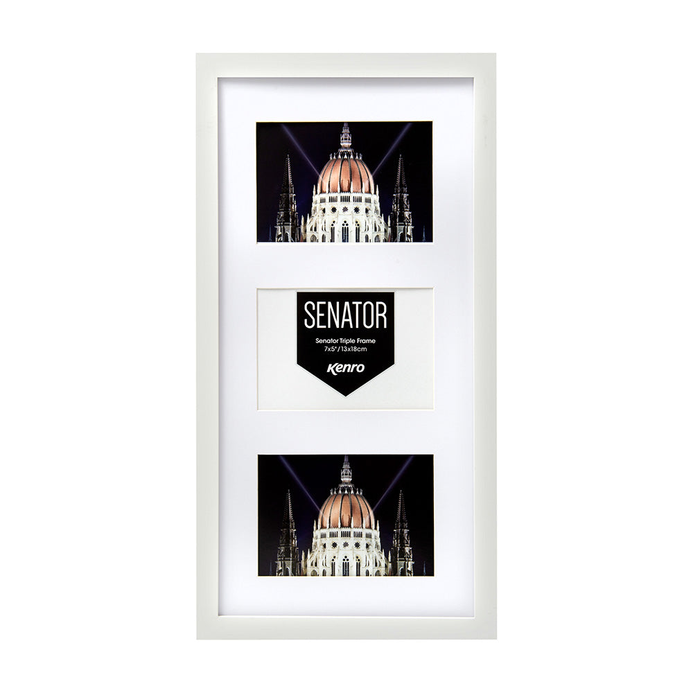 Kenro Senator white triple frame