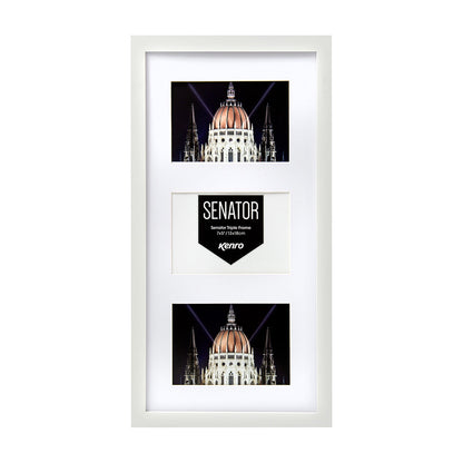 Kenro Senator white triple frame