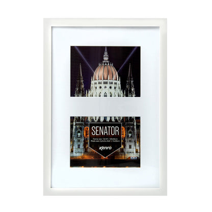 Kenro Senator white double 8x6 frame