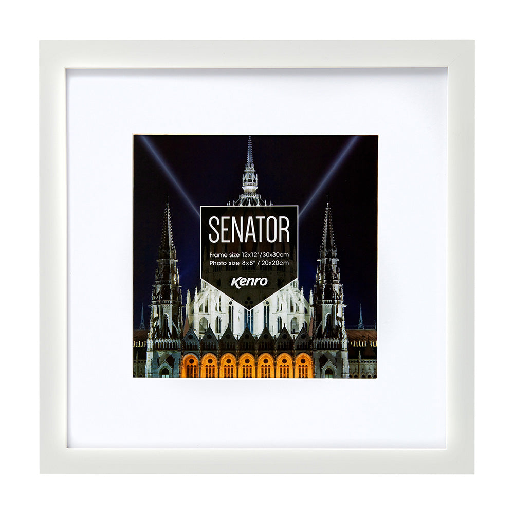 Kenro Senator white square frame
