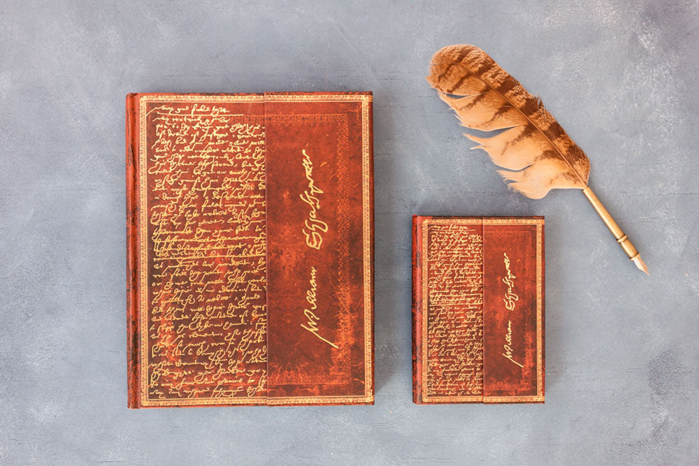 Paperblanks Shakespeare, Sir Thomas More Midi Hardback Journal – Plain, 144 Pages – design detail