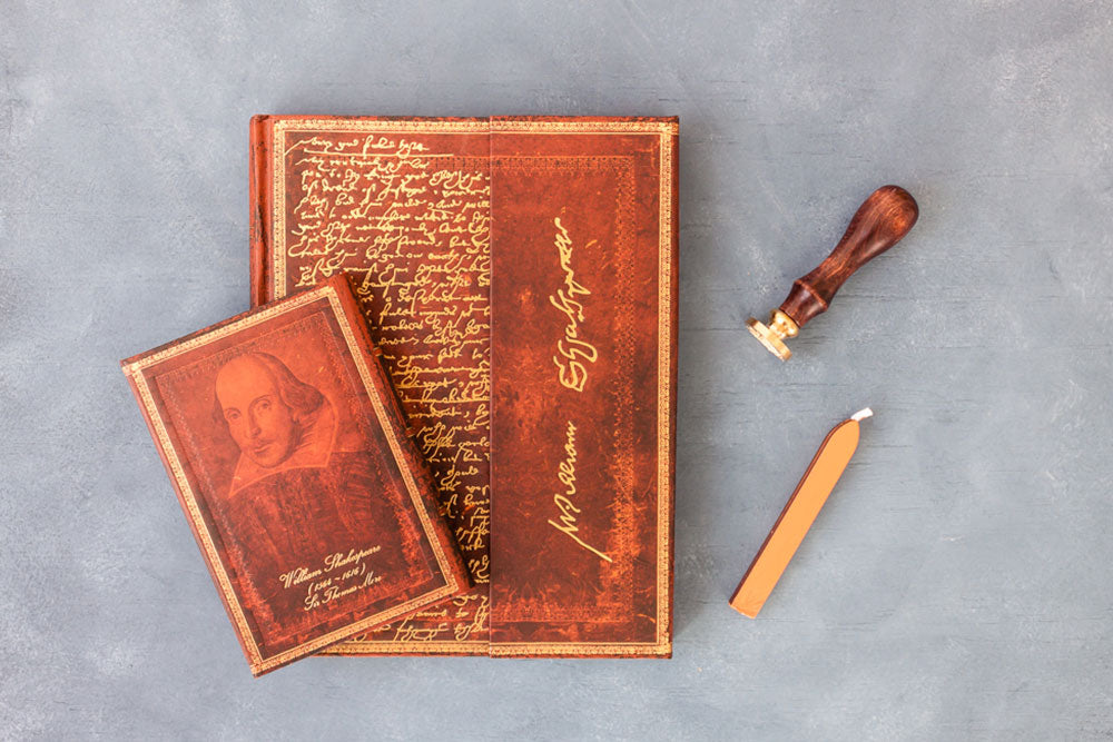 Paperblanks Shakespeare, Sir Thomas More Midi Hardback Journal – Plain, 144 Pages – design detail