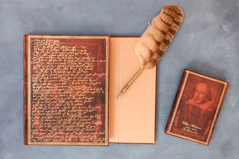 Paperblanks Shakespeare, Sir Thomas More Midi Hardback Journal – Plain, 144 Pages – design detail