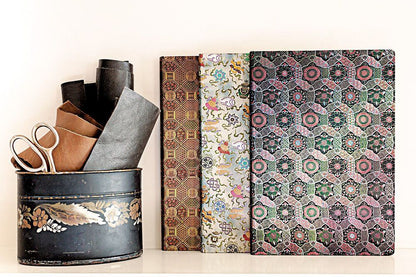 Paperblanks Shankha Grande Hardback Journal – Plain, 128 Pages – design detail