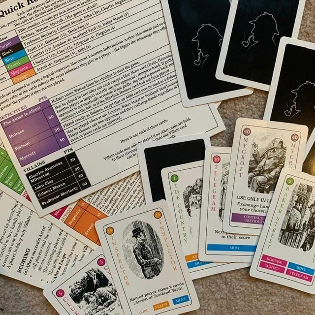 Gibsons Sherlock Holmes The Card Game