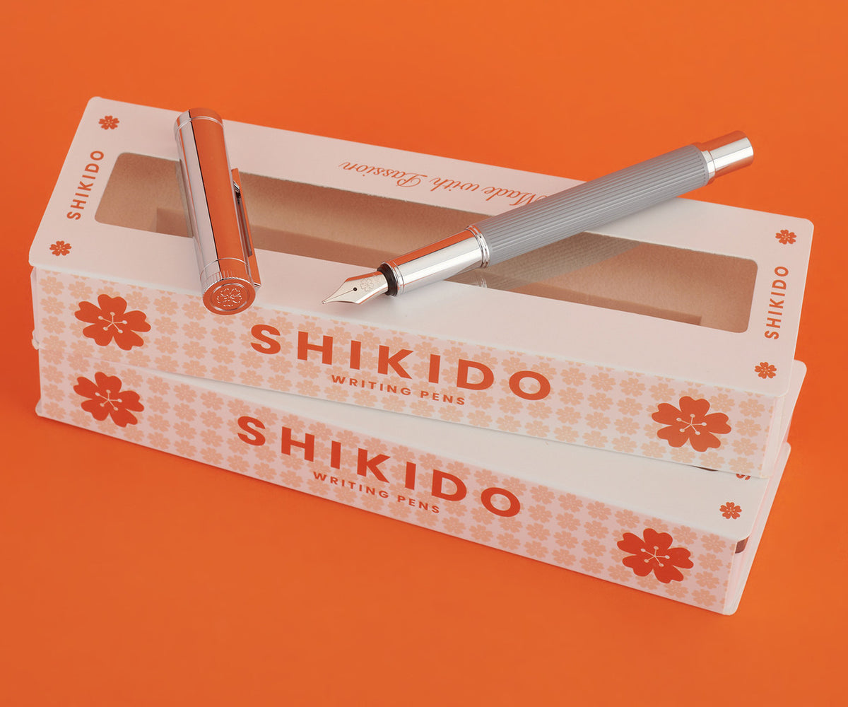 Shikido Ginkuro fountain pen fine nib