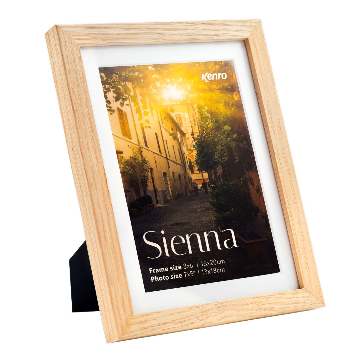 Kenro Sienna natural frame angled