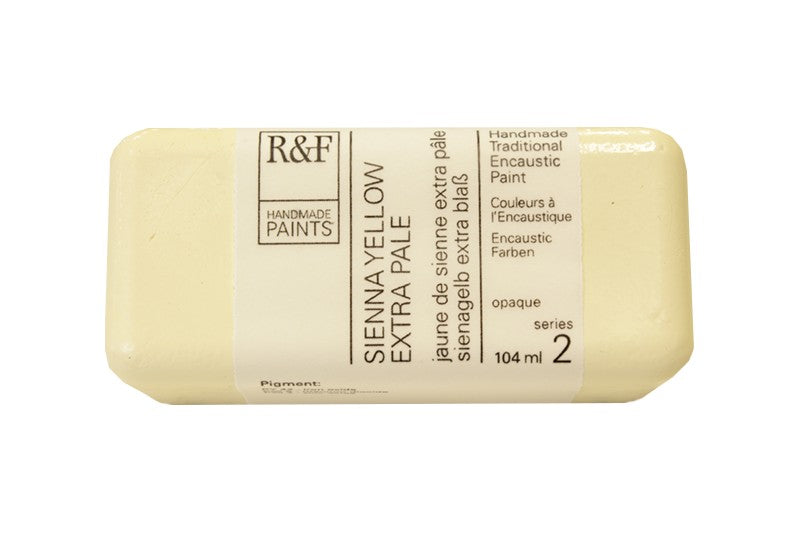 R&F Encaustic Paint 104ml – Sienna Yellow Extra Pale