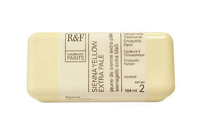 R&F Encaustic Paint 104ml – Sienna Yellow Extra Pale