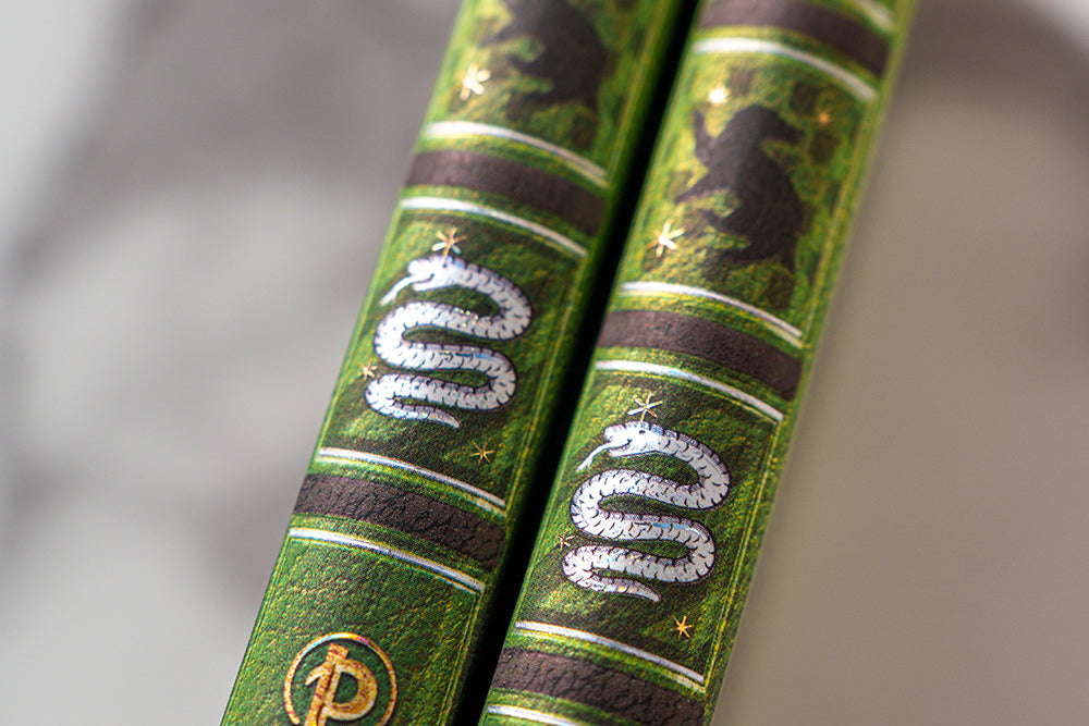 Paperblanks Slytherin Journal Midi Hardback Journal – Plain, 144 Pages – design detail