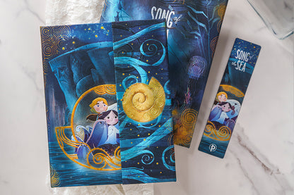 Paperblanks Song of the Sea Cotton Tote Bag – design detail