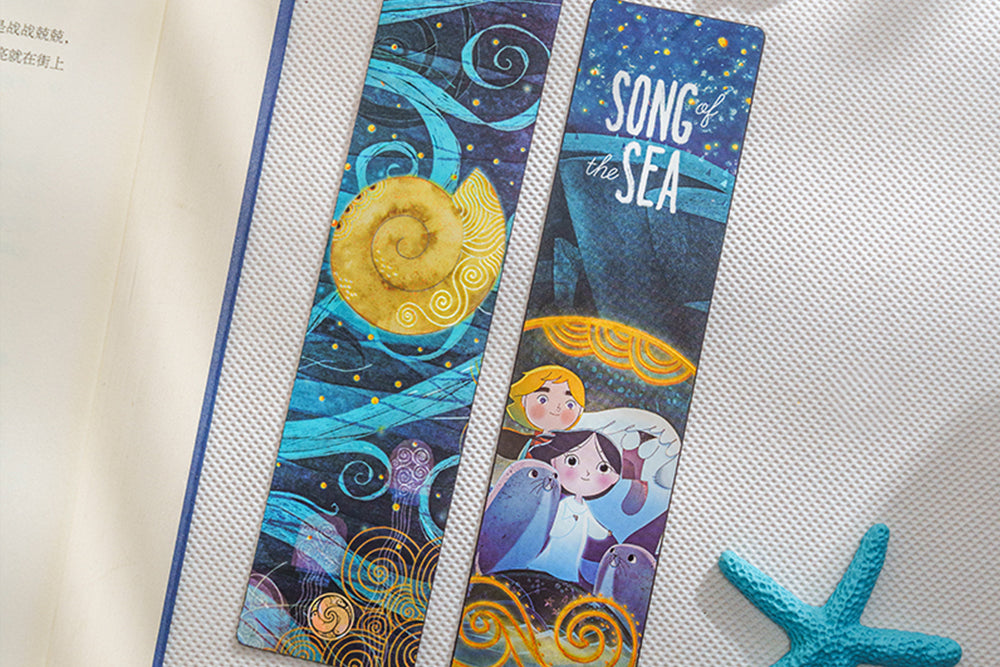 Paperblanks Song of the Sea Bookmark – design detail