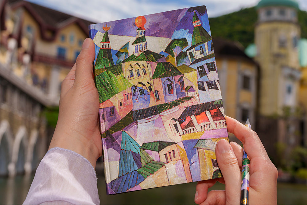 Paperblanks St. Petersburg Mini Softback Flexi Journal – Plain, 208 Pages – design detail