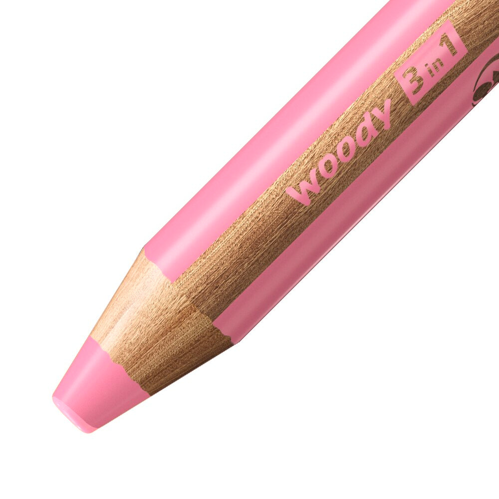 STABILO woody 3 in 1 Pencil – Pink (334)