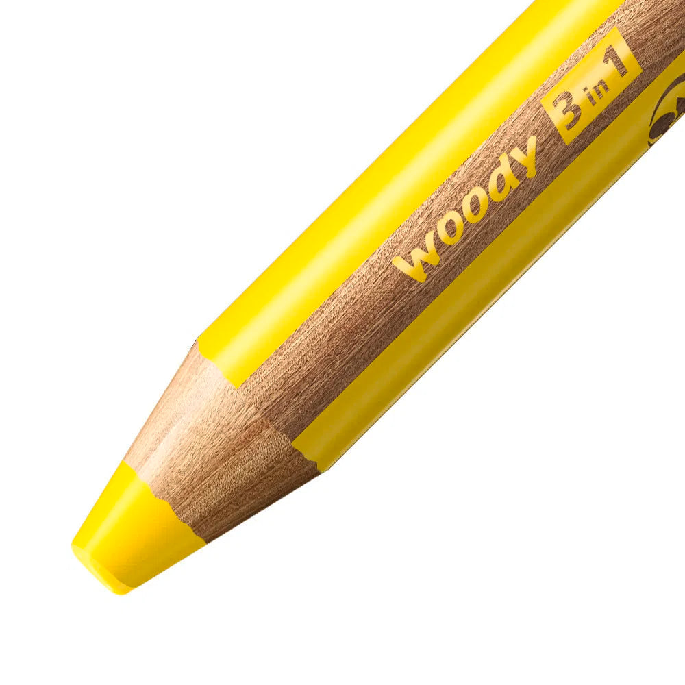 STABILO woody 3 in 1 Pencil – Yellow (205)