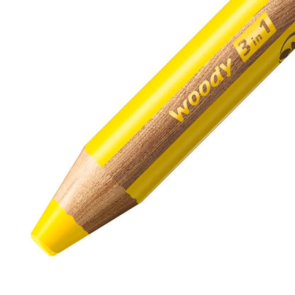 STABILO woody 3 in 1 Pencil – Yellow (205)