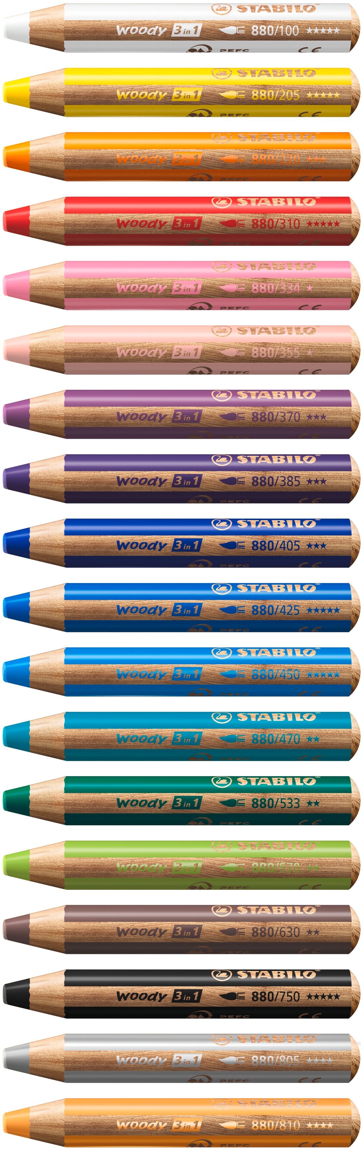 STABILO woody 3 in 1 Pencil – Turquoise (470)