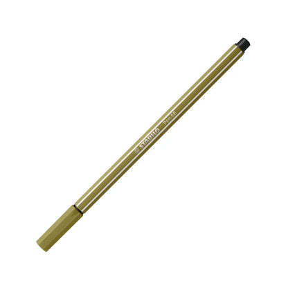 STABILO Pen 68 Felt-Tip Pen 1 mm – Mud Green (37)