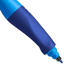 STABILO EASYoriginal Left-Handed Ergonomic Rollerball – Dark Blue/Light Blue