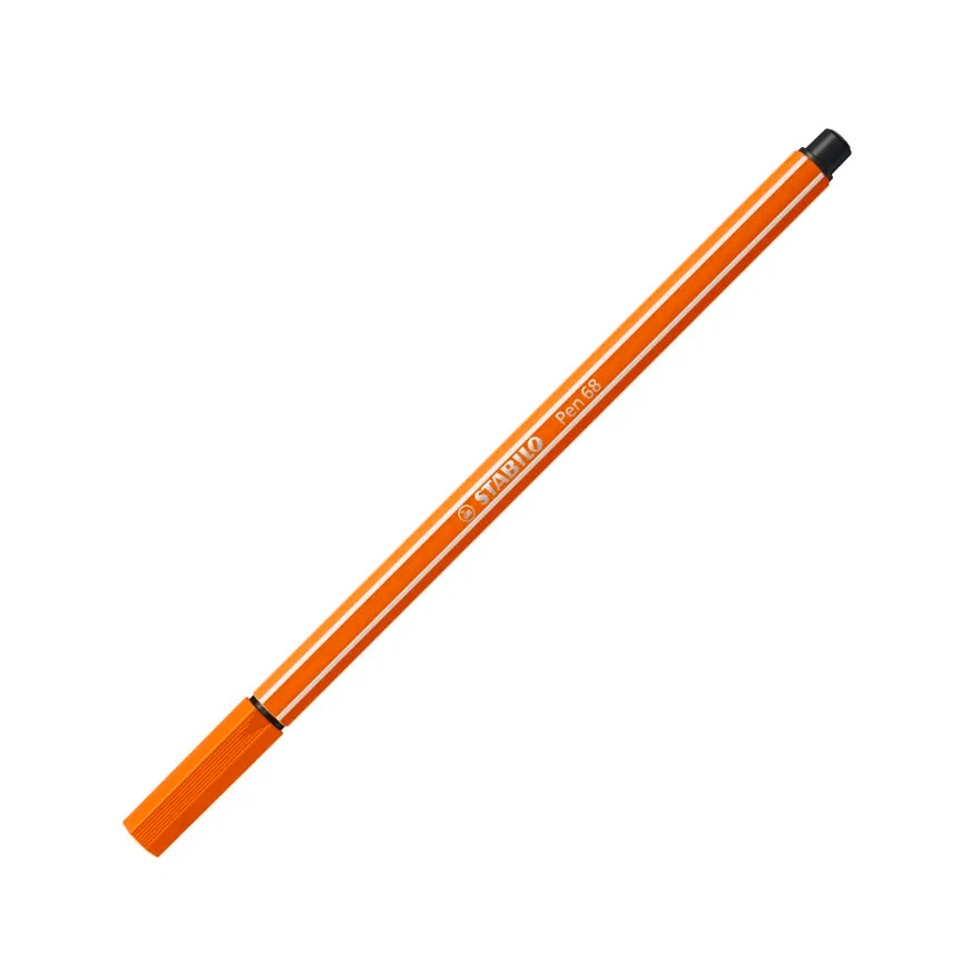 STABILO Pen 68 Felt-Tip Pen 1 mm – Pale Vermilion (30)