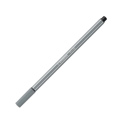 STABILO Pen 68 Felt-Tip Pen 1 mm – Medium Cold Grey (95)