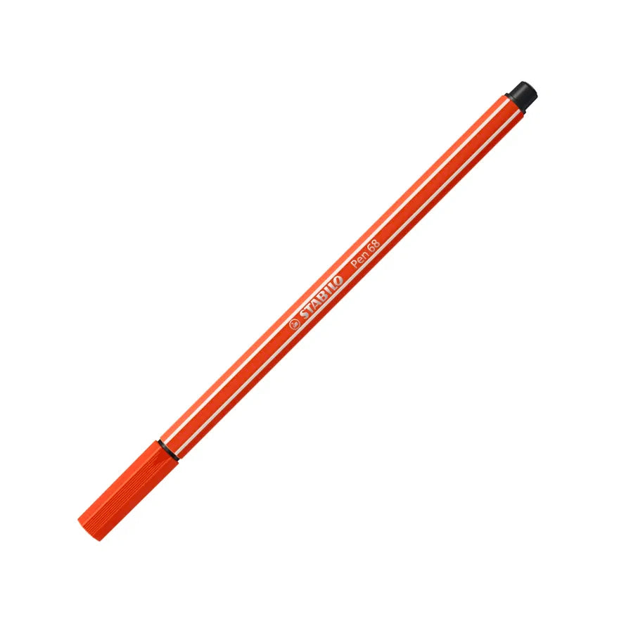 STABILO Pen 68 Felt-Tip Pen 1 mm – Light Red (40)