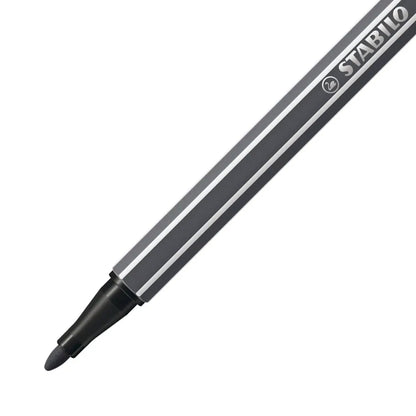 STABILO Pen 68 Felt-Tip Pen 1 mm – Deep Cold Grey (97)