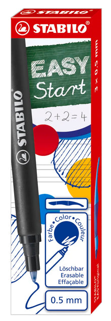 STABILO EASYoriginal Refill Cartridges – Blue, Box of 3