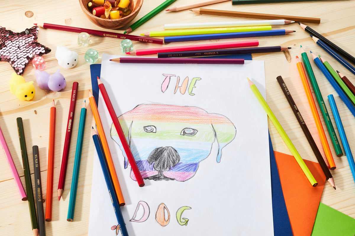 STABILO color Colouring Pencils – Wallet of 30 (incl. 4 Neon)