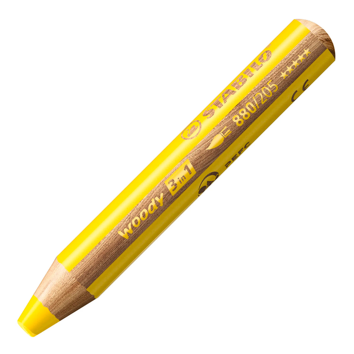 STABILO woody 3 in 1 Pencil – Yellow (205)
