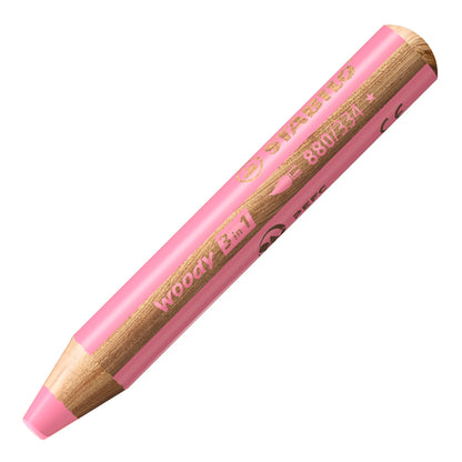 STABILO woody 3 in 1 Pencil – Pink (334)