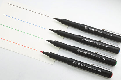 STABILO dr!ver M Felt-Tip Pen 0.8 mm – Black (46)