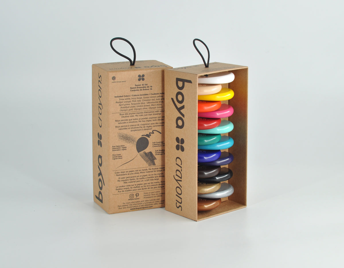 Boya Crayons 16-Piece Set – Sweet 16