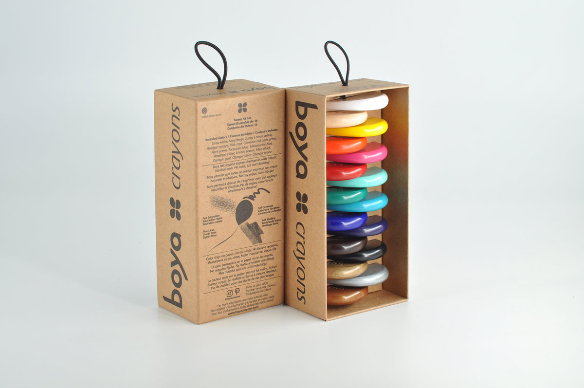 Boya Crayons 16-Piece Set – Sweet 16