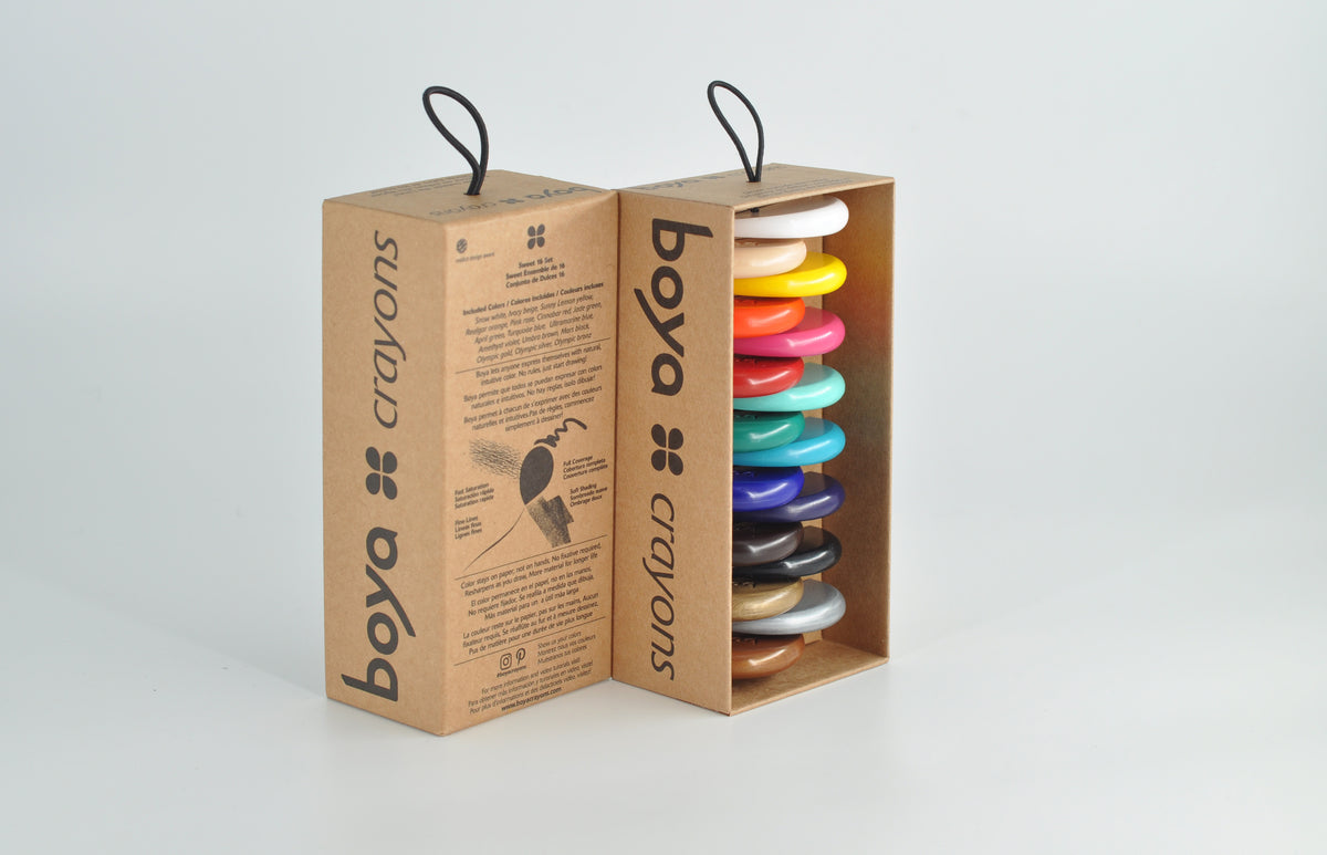 Boya Crayons 16-Piece Set – Sweet 16