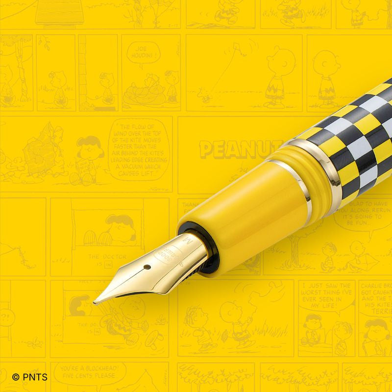Estie Charlie Brown fountain pen detail