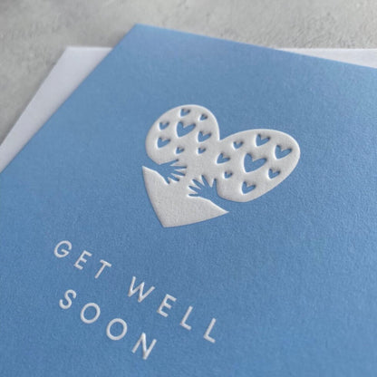 Type Dreams Get Well Soon Greetings Card by Heyyy