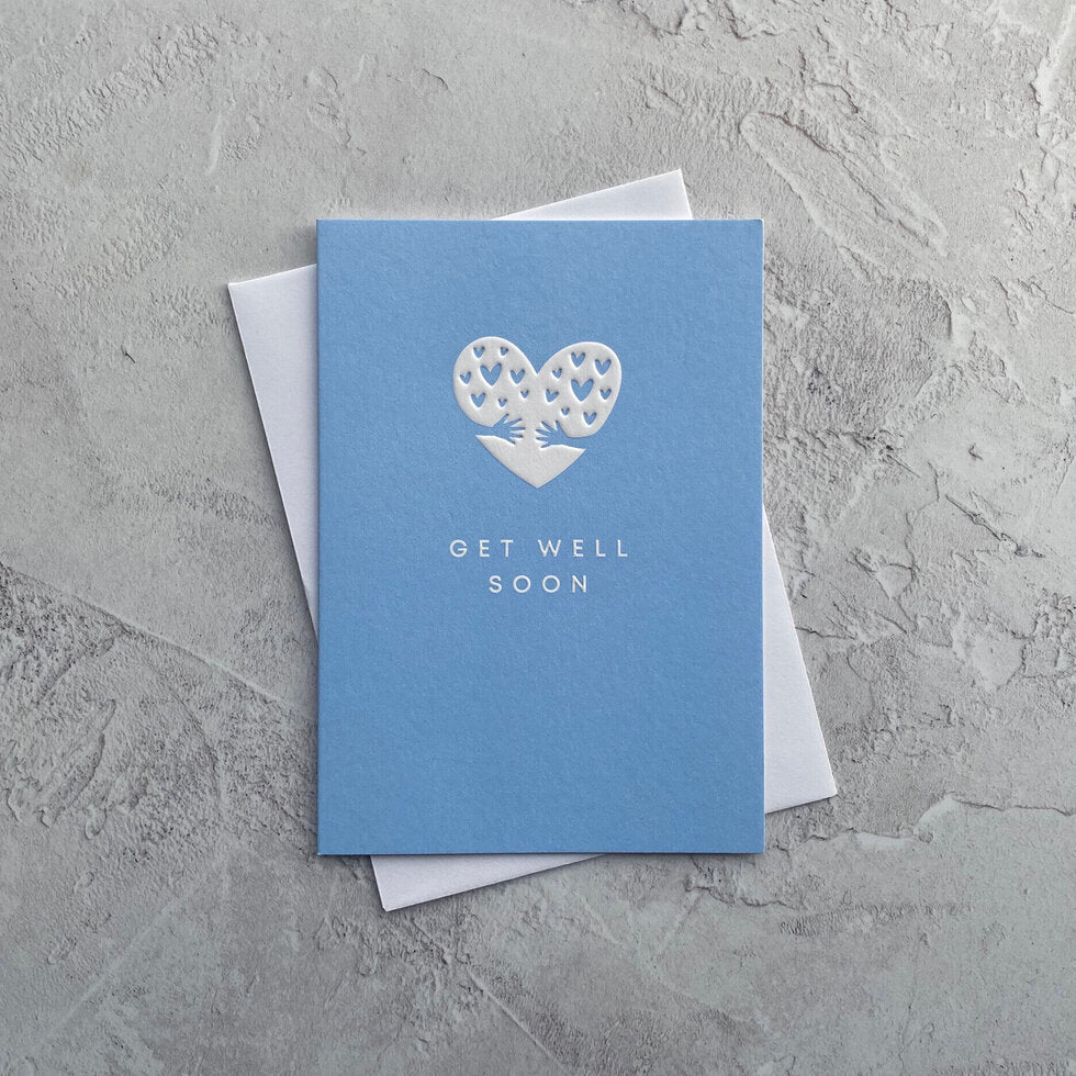 Type Dreams Get Well Soon Greetings Card by Heyyy