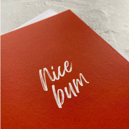 Type Dreams Nice Bum Greetings Card by Heyyy
