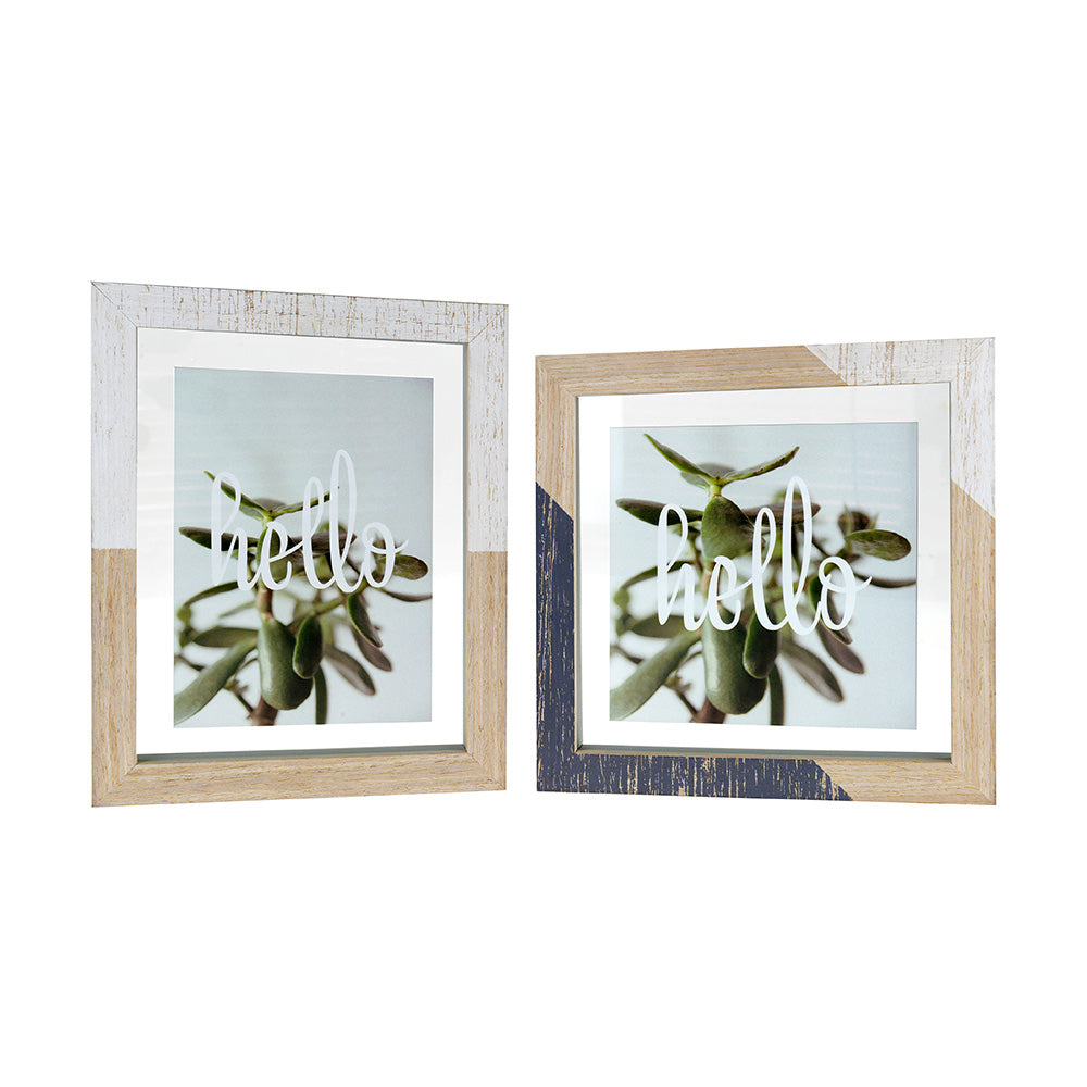 Kenro Terrino Floating Photo Frames pair