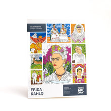Frida Kahlo colouring book cover and pages
