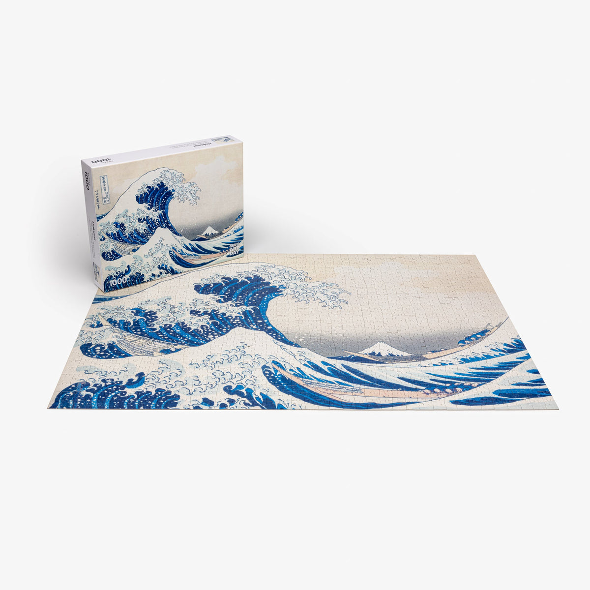 Great Wave off Kanagawa completed puzzle detail
