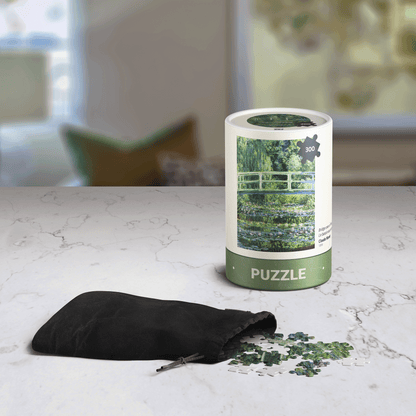 Monet Bridge over a Pond of Water Lilies jigsaw puzzle pieces