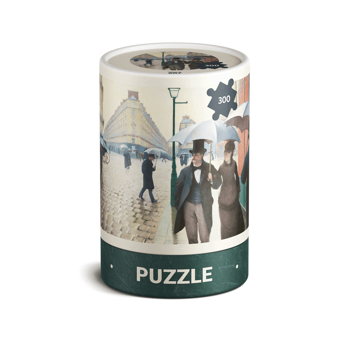 Today is Art Day Caillebotte Paris Street Rainy Day 300 piece jigsaw puzzle tube