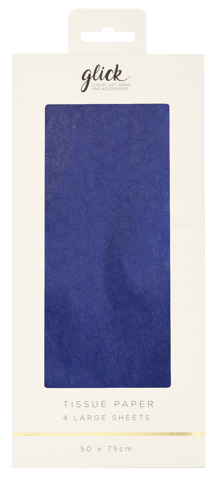 Glick Tissue Paper (4 Large Sheets 50x75cm) - Blue