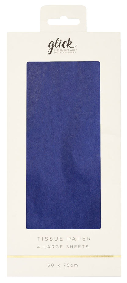Glick Tissue Paper (4 Large Sheets 50x75cm) - Blue