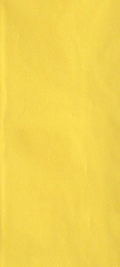 Glick Tissue Paper (4 Large Sheets 50x75cm) - Plain Lemon