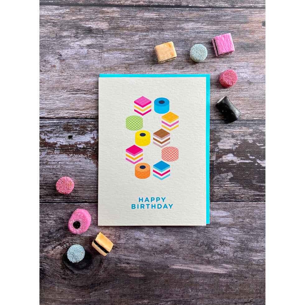 Tiny & Terrific Age 8 Sweets 8th Birthday Card by Heyyy
