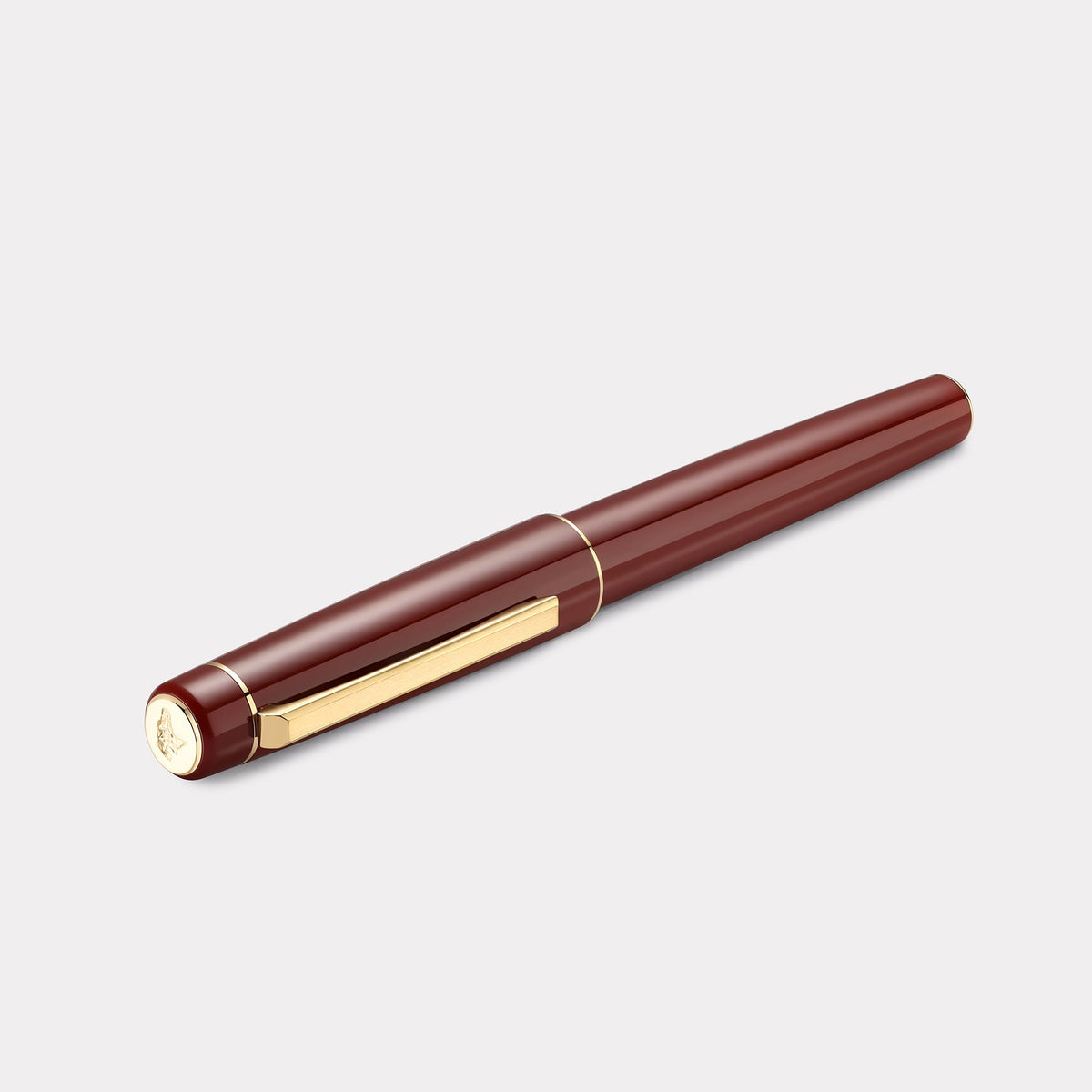 Thomas Slim Tangier Mosaic Rollerball Pen – Carmine Red & Gold