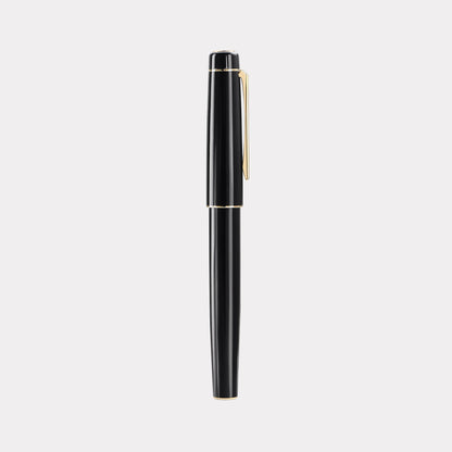 Thomas Slim Tangier 1680 Fountain Pen – Classic Black & Gold